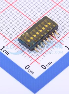拨码开关 THS108 SMD-16P,5.4x11.8mm 原装正品 电子元器件配单