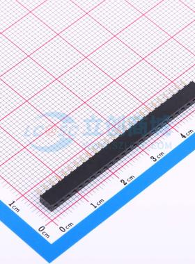 排母 CSFA101-2502A001R1AC 插件,P=2mm 1x25P 单排 电子元器件