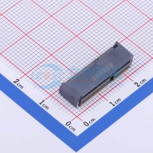 金手指连接器 APCI0136-P001A SMD,P=0.5mm,卧贴 0.5mm 67P 原装
