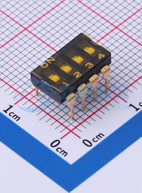 拨码开关 YDD04LS2 插件 原装正品 电子元器件配单