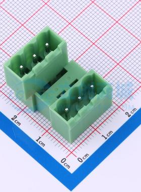 插拔式接线端子 KF2EDGRTC-5.08-2*3P 插件,P=5.08mm 电子元器件
