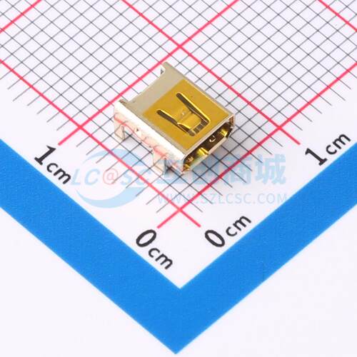 USB连接器 HX MINI8P 4J-BD SMD 母 卧贴 原装 电子元器件配单