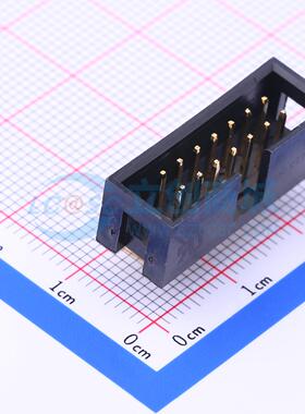 连接器 Z-231012014106 弯插,P=2.54mm 2x7P 简牛座