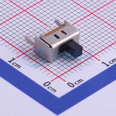 滑动开关 SS12D07L3B 插件 单刀双掷 8.6mm 原装 电子元器件配单