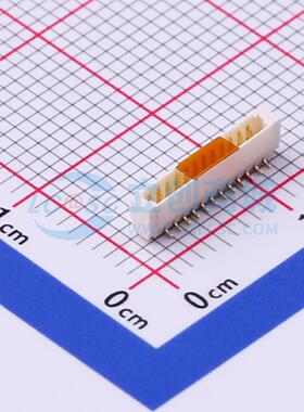 线对板针座 M0800VS-12-GN SMD,P=0.8mm 1x12P 立贴 电子元器件