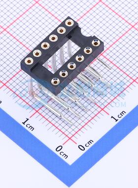 IC/晶体管插座 X5621FR-2x06-C762D32-2500 DIP-12 2.54mm 原装