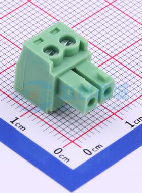 插拔式接线端子 XY2500F-C-3.81-2P P=3.81mm 插头 1x2P 原装正品