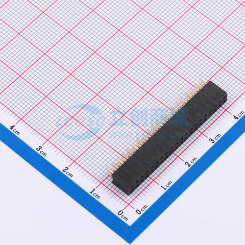 线对板针座 FH2.0-09-20PZS 插件,P=2mm 2x20P 直插 电子元器件
