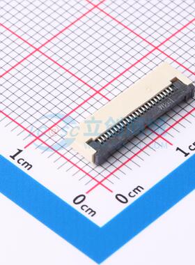 FFC/FPC连接器 FPC-0.5FX-24PWCR-H20 SMD,P=0.5mm,卧贴 翻盖式 2