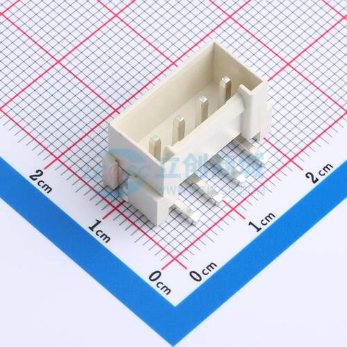 线对板针座 WAFER-VH396L-4A SMD,P=3.96mm 1x4P 立贴 电子元器件