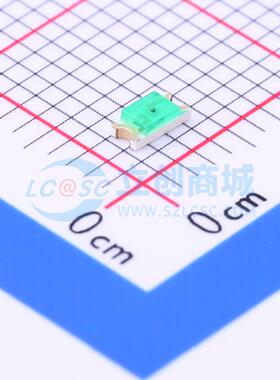 50只 发光二极管/LED 15-21SYGD/S530-E2/TR8 黄绿色 1206 电子元