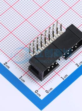 连接器 DS1013-16RSiB-B-0 插件,P=2.54mm 2x8P 简牛座