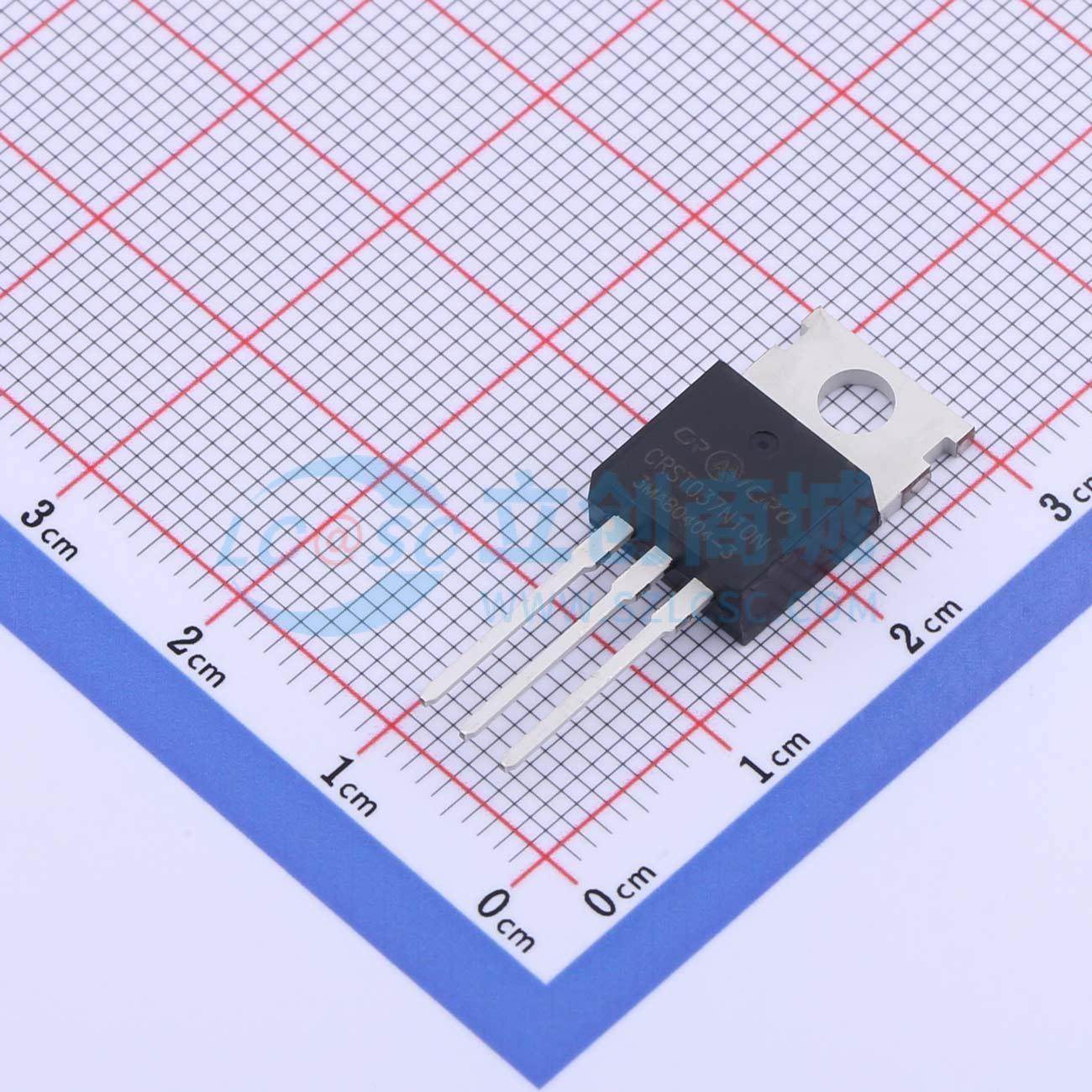 场效应管(MOSFET) CRST037N10N TO-220 100V 120A CRMICRO(华润微图片