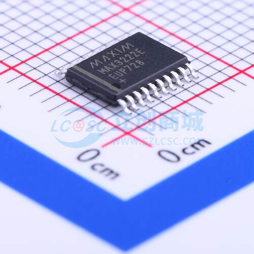 RS232芯片 MAX3222EEUP+T TSSOP-20 原装正品 电子元器件配单