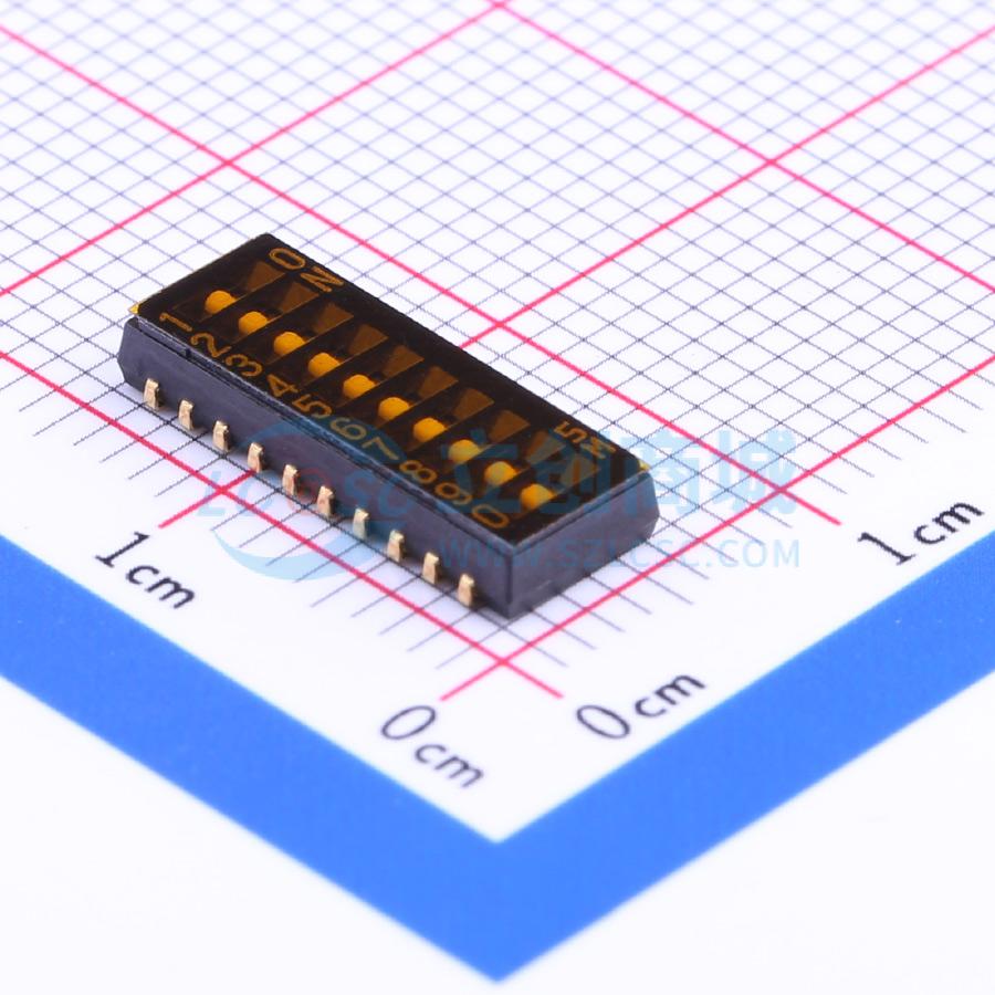 拨码开关 CHS-10A SMD-20P,5.4x14.3mm 原装正品 电子元器件配单