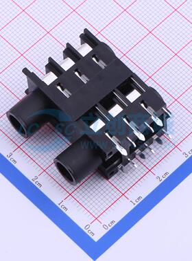 6.35mm耳机座 PJ-626FK 插件 500mA 30V 原装正品 电子元器件配单