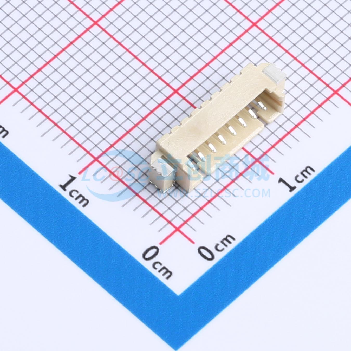 线对板针座 GWDD123-0801A001C2SD-9B SMD,P=1.25mm 1x8P 原装