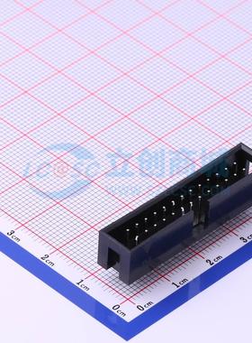 连接器 321026SG0ABK00A01 插件,P=2.54mm 2x13P 简牛座