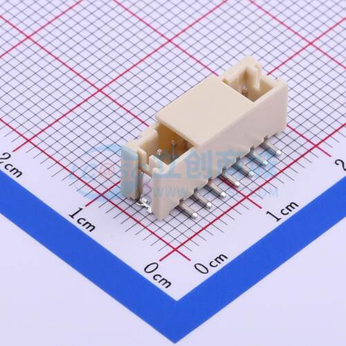 线对板针座 HX20007-7AB SMD,P=2mm 1x7P 立贴 电子元器件配单