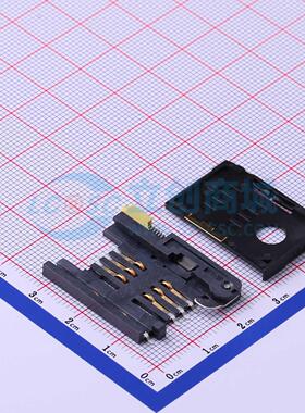SIM卡连接器 KH-SIM2-2.54-8F SMD MiniSIM卡 3mm MiniSIM卡 原装