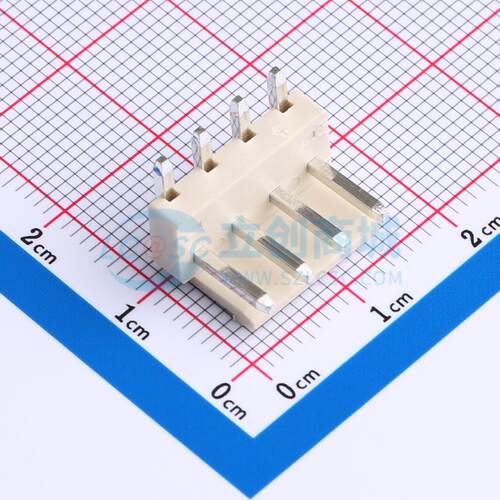 线对板针座 HC-VH-4A4W-M 弯插,P=3.96mm 1x4P 弯插 电子元器件