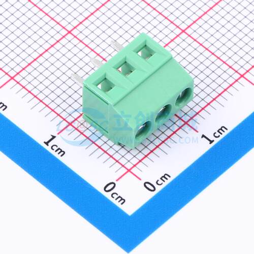 螺钉式接线端子 MX128L-3.5-03P-GN01-Cu-Y-A 插件,P=3.5mm 原装