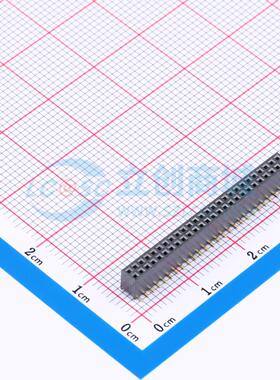 排母 X1321FVS-2x26-C43D48 SMD,P=1.27mm 2x26P 方孔 电子元器件