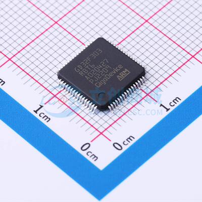 单片机(MCU/MPU/SOC) GD32F303RBT6 LQFP-64(10x10) 电子元器件