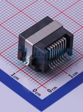 以太网连接器 MJ88-B011-HRVS3-P RJ45插座 沉板 无屏蔽