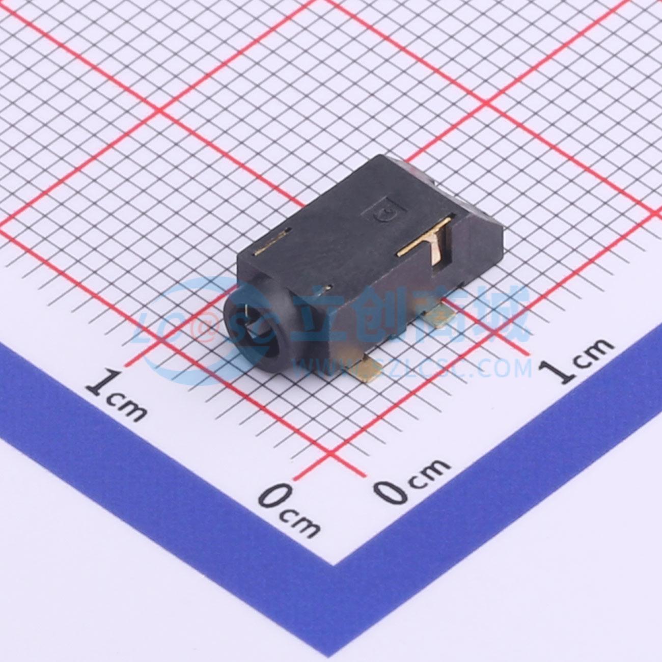 2.5mm耳机座 PJ-242-5A SMD 500mA 30V 原装正品 电子元器件配单