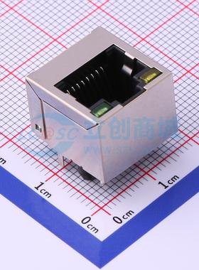 以太网连接器 RC01931 RJ45插座 直插 有屏蔽 原装