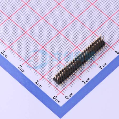 排针 X1321WVS-2x22J-C40D53 SMD,P=1.27mm 2x22P 方针 原装正品