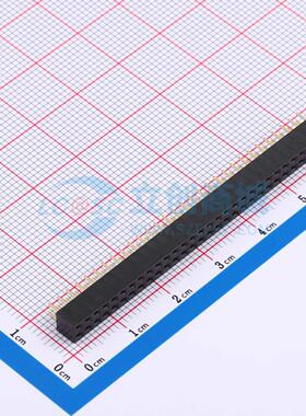 排母 X4621FV-2x30-C43D28 插件,P=2mm 2x30P 方孔 电子元器件