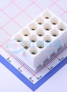 线对板针座 350830-1 插件,P=6.35mm 原装正品 电子元器件配单