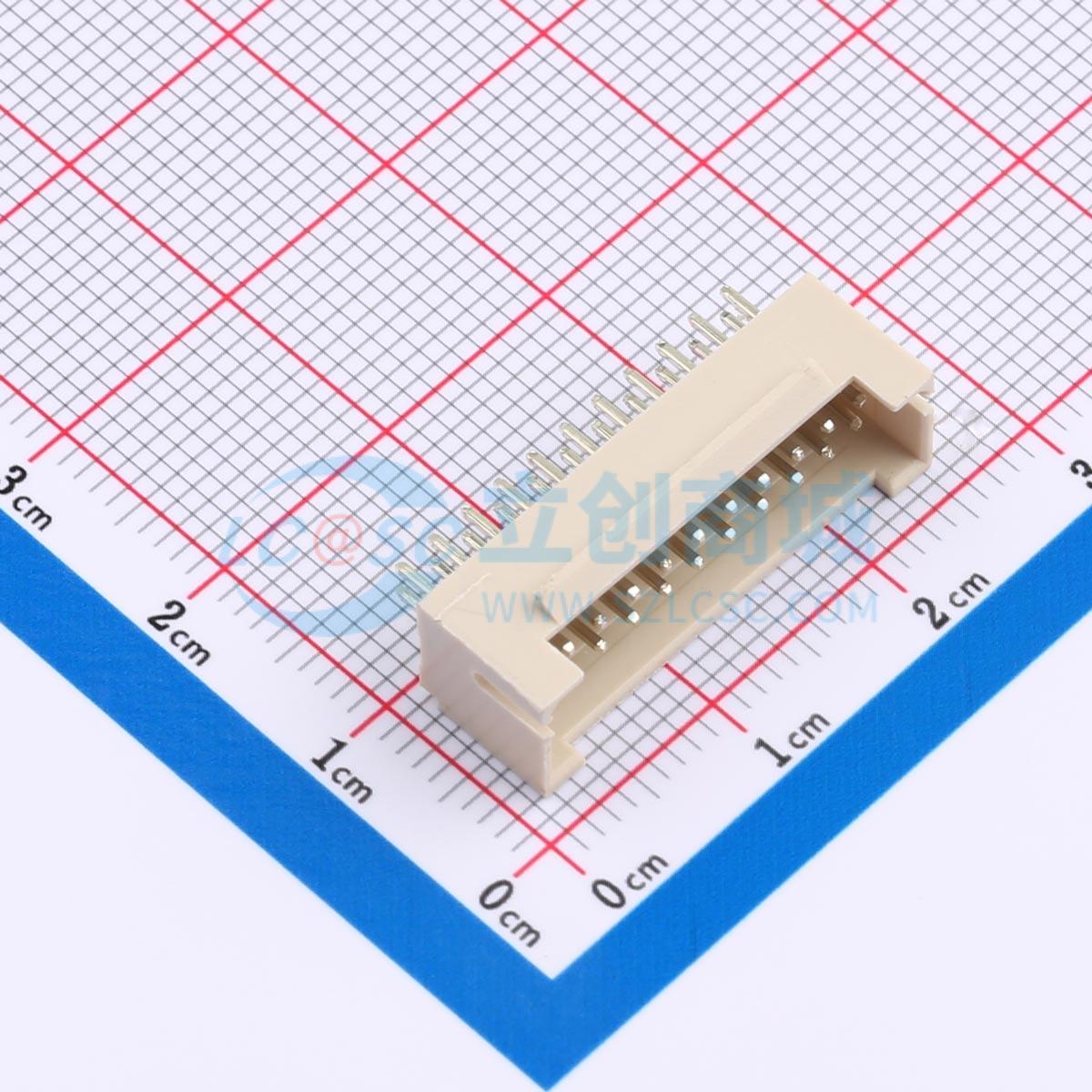 线对板针座 XD-PHB-2*11A 插件,P=2mm 2x11P 直插 电子元器件配单