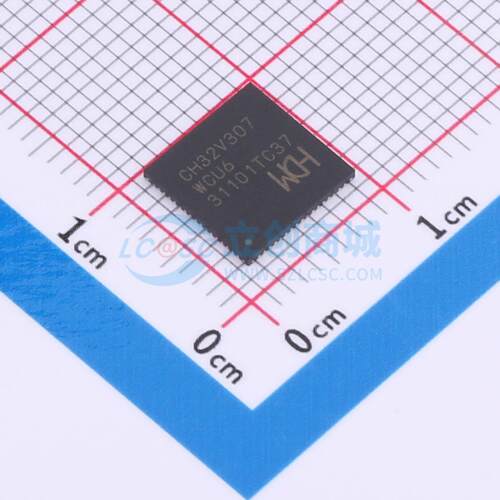 单片机(MCU/MPU/SOC) CH32V307WCU6 QFN-68(8x8) 电子元器件配单