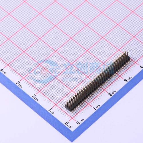 排针 X1321WVS-2x30J-C40D53 SMD,P=1.27mm 2x30P 方针 原装正品