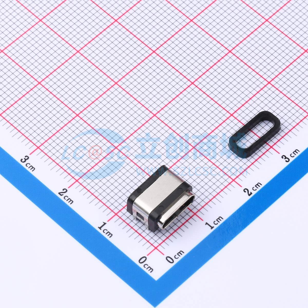 USB连接器 HYCW403-USBC16-785B SMD 母 16P 原装 电子元器件配单