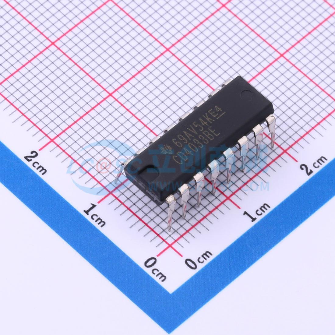计数器/分频器 CD4033BE PDIP-16 原装正品 电子元器件配单