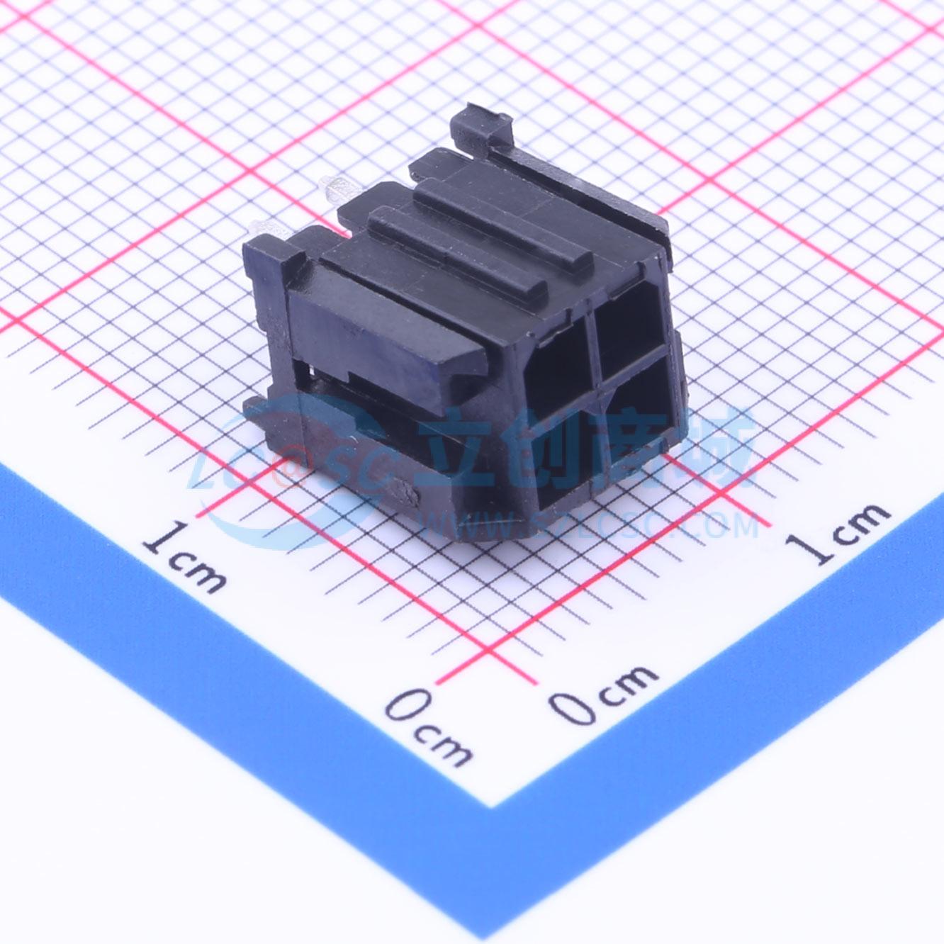 线对板针座 C3030WV-2x2P 插件,P=3mm 2x2P 原装 电子元器件配单