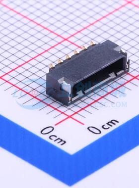 线对板针座 10125839-06RAEHLF SMD,P=1.2mm,卧贴 1x6P 卧贴 原装