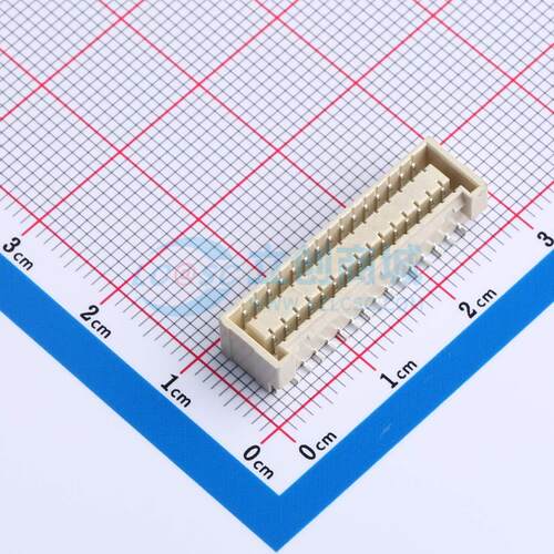 线对板针座 ZHD-30AB SMD,P=1.5mm 2x15P 立贴 电子元器件配单