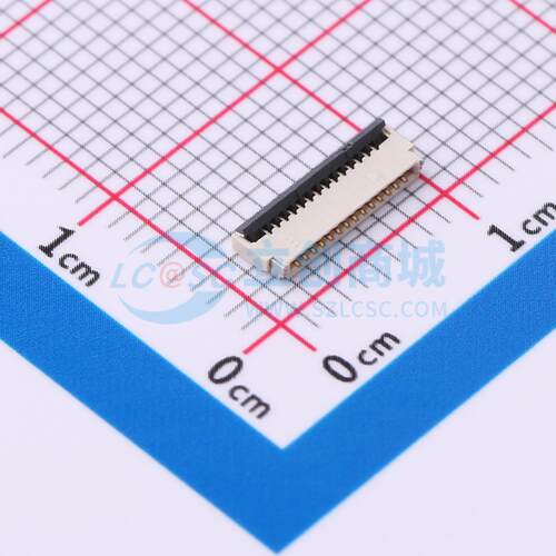 FFC/FPC连接器 FPC-0.5HF-14PWBH10 SMD,P=0.5mm 翻盖式 14P 双侧