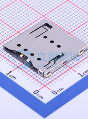 SIM卡连接器 SMO-1560-P9 SMD 自弹式 MicroSIM卡 卡座 1.5mm Mic
