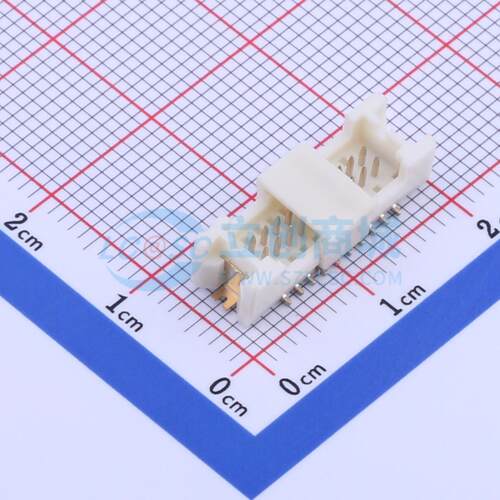 线对板针座 X9812WVS-2x10-6TV01 SMD,P=1.25mm 2x10P 立贴 原装