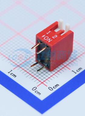 拨码开关 DSDP02LHGET 插件 原装正品 电子元器件配单