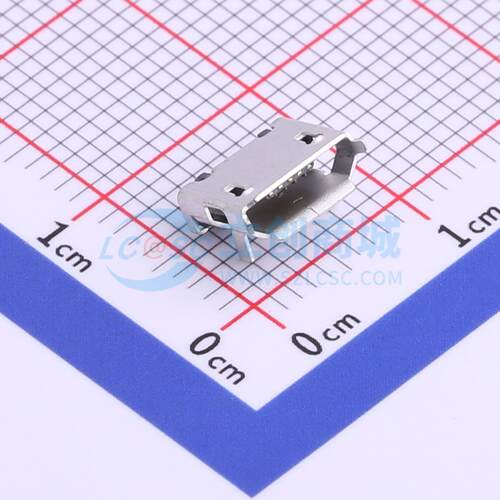 USB连接器 MICRO-01-G4P3-A1T2 SMD 母 卧贴 原装 电子元器件配单