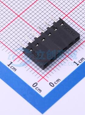 排母 0901471106 插件,P=2.54mm 方孔 单排 原装 电子元器件配单