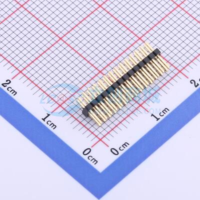 排针 X1321WV-2x14J-C30D23 插件,P=1.27mm 2x14P 方针 原装正品