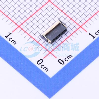 FFC/FPC连接器 AYF530835 SMD,P=0.5mm,卧贴 翻盖式 8P 双侧触点/